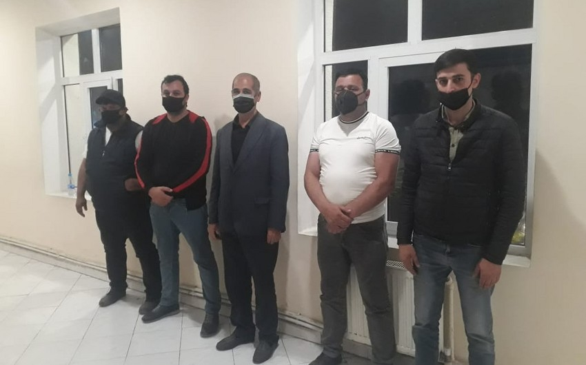 İşğaldan azad olunmuş ərazilərə keçməyə cəhd göstərən 5 nəfər saxlanıldı