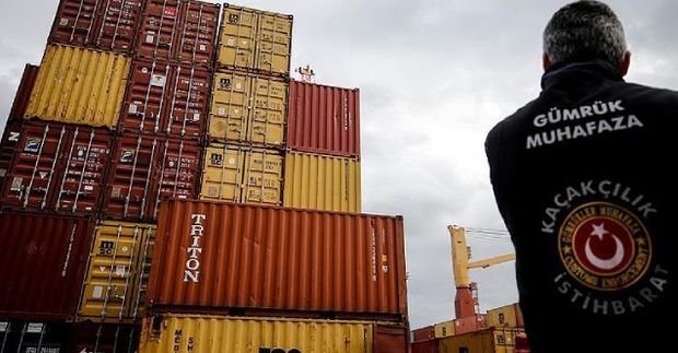 Türkiyədə BƏƏ-yə gedən konteynerlərdə axtarış: 313 milyonluq narkotik tapıldı