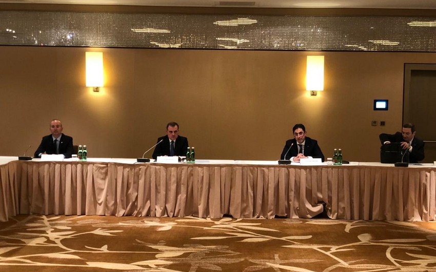 Ceyhun Bayramov Avstriya Azərbaycan Ticarət Palatası nümayəndələri ilə görüşüb