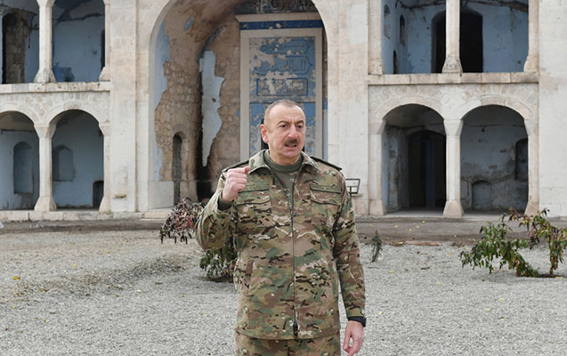 Prezidentə Ağdamın baş planı təqdim olundu
