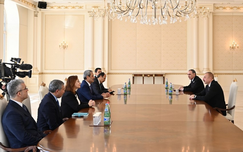 İlham Əliyev Türkiyə Ali Məhkəməsinin Baş prokurorunu qəbul edib