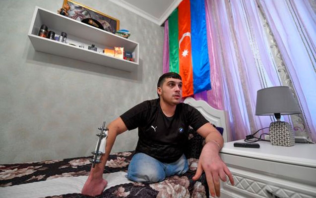 Cəsur döyüşçü: “Qubadlıda ayaqlarımın basdırıldığı məkanı ziyarət edəcəyəm” - VİDEO