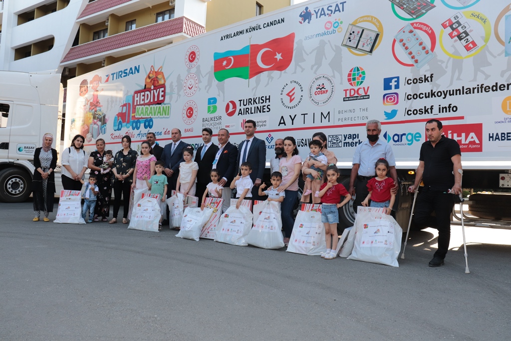 “Hədiyyə Karvanı” Naftalanda - FOTOLAR