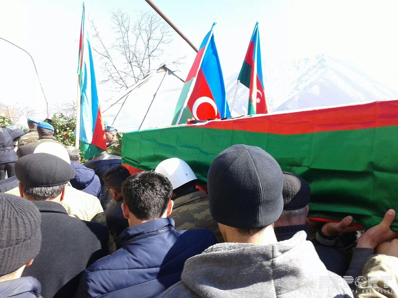Vətən müharibəsi şəhidinin nəşi ailəsinə təhvil verildi