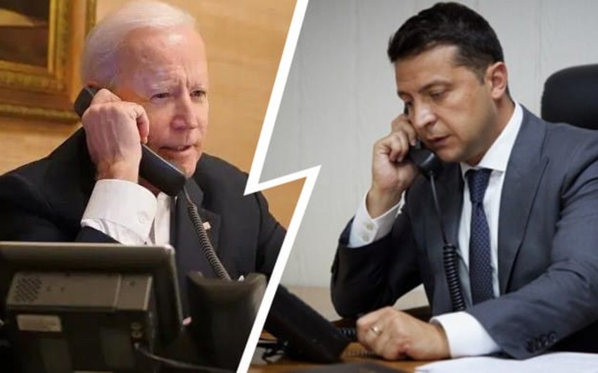 Cozef Baydenlə Volodimir Zelenski arasında telefon danışığı olub