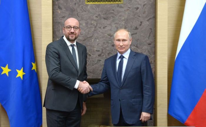 Şarl Mişel və Vladimir Putin Ermənistan-Azərbaycan münaqişəsini müzakirə ediblər