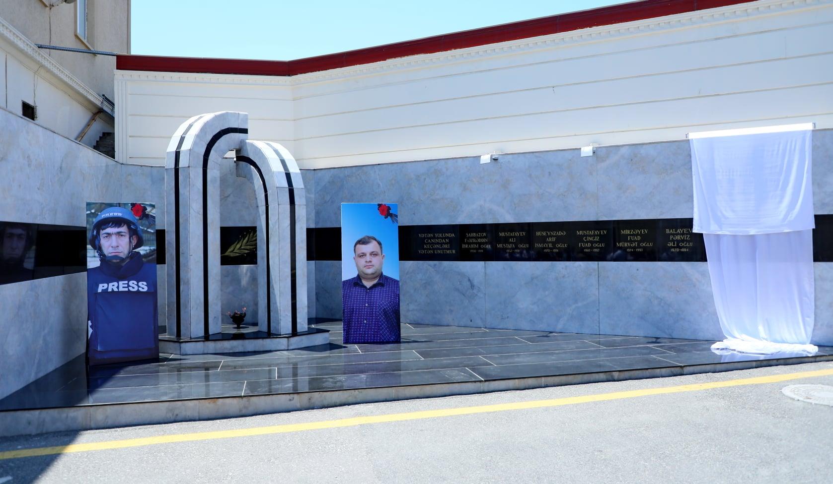 Məhərrəm İbrahimov və Sirac Abışovun xatirəsi əbədiləşdirildi - FOTOLAR