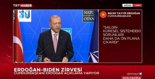Ərdoğan: “Qarabağda 30 illik bir keçikmə ilə də olsa, ədalət öz yerini tapdı”