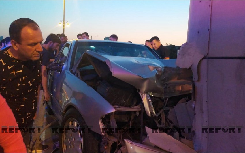 Bakıda yol qəzası olub, yeniyetmə xəsarət alıb