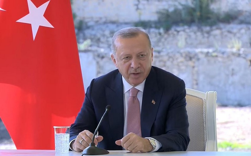 Ərdoğan: Qarabağ sahiblərinə qovuşdu və erməni zülmündən, işğalından azad edildi