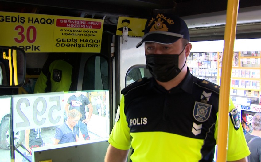 Xırdalanda reyd keçirildi, maska taxmayan sərnişinlər cərimələndi