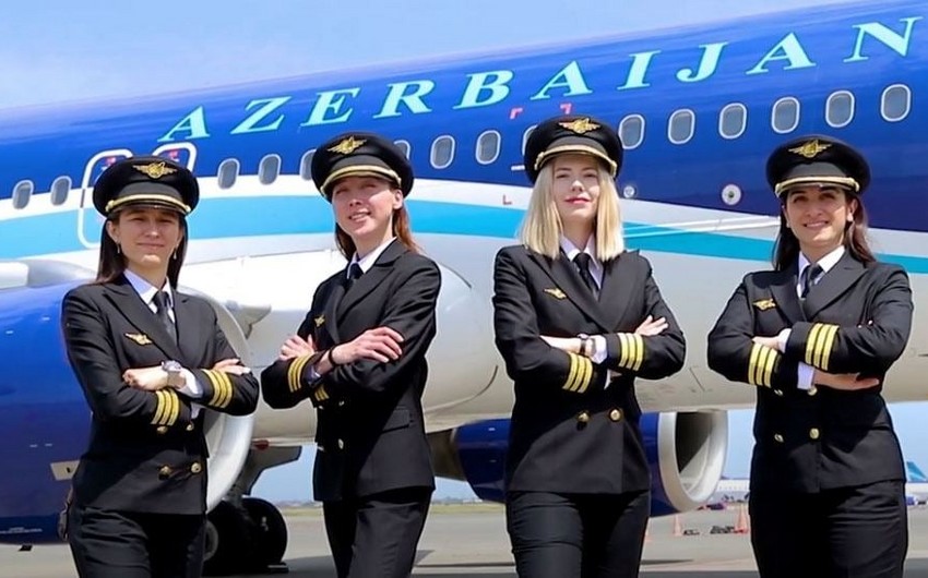Azərbaycanda qadın pilotlar işə başladı - VİDEO