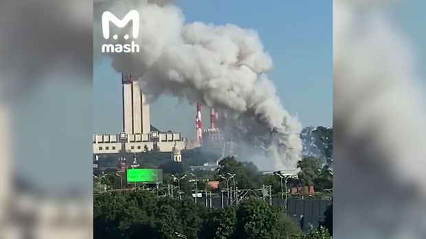 Moskvada pirotexnika anbarında güclü yanğın - VİDEO