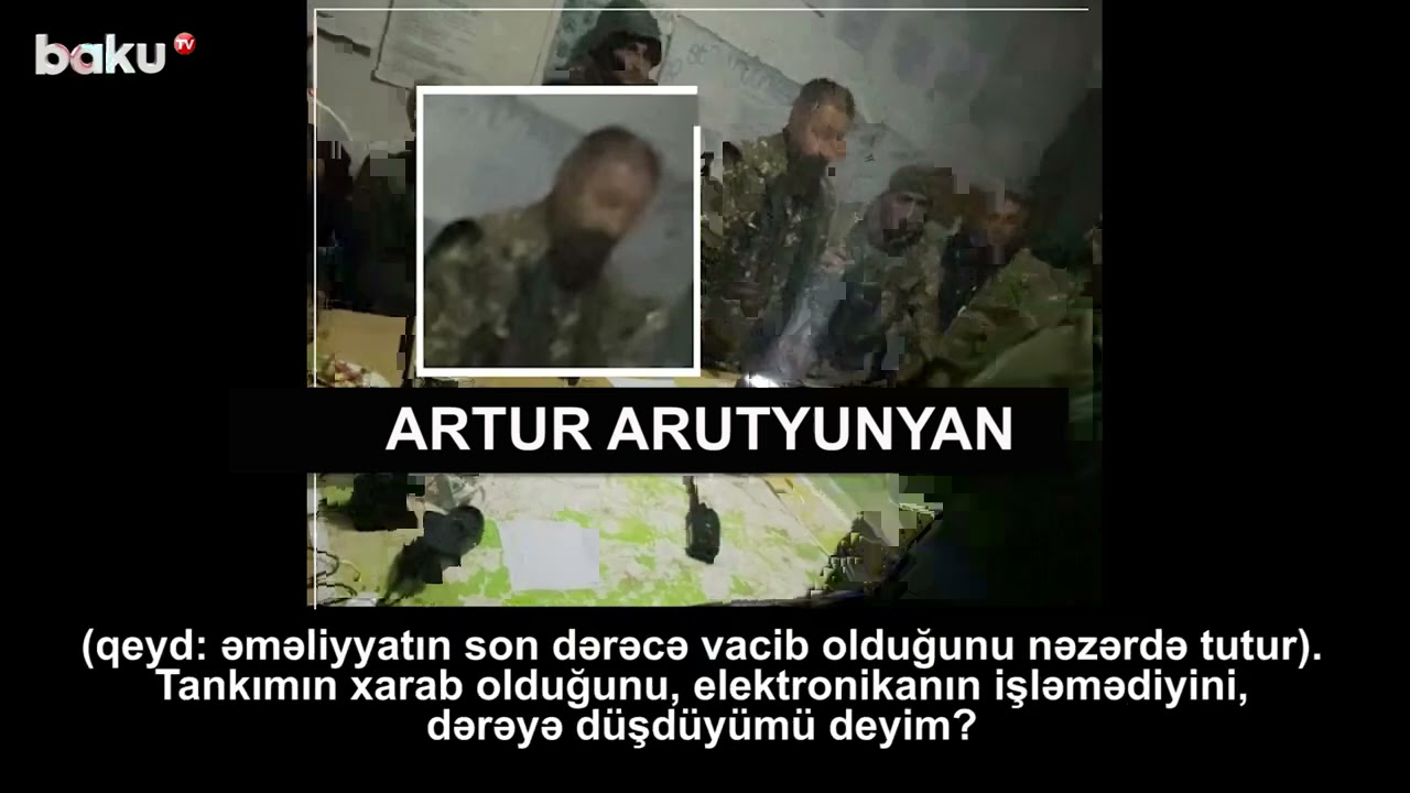 Şuşa əməliyyatından əvvəl erməni bunkerindən görüntülər - VİDEO