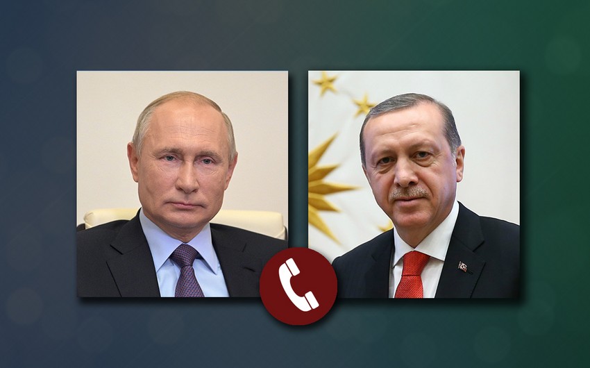 Rusiya ilə Türkiyə liderləri Qarabağla bağlı müzakirə aparıb