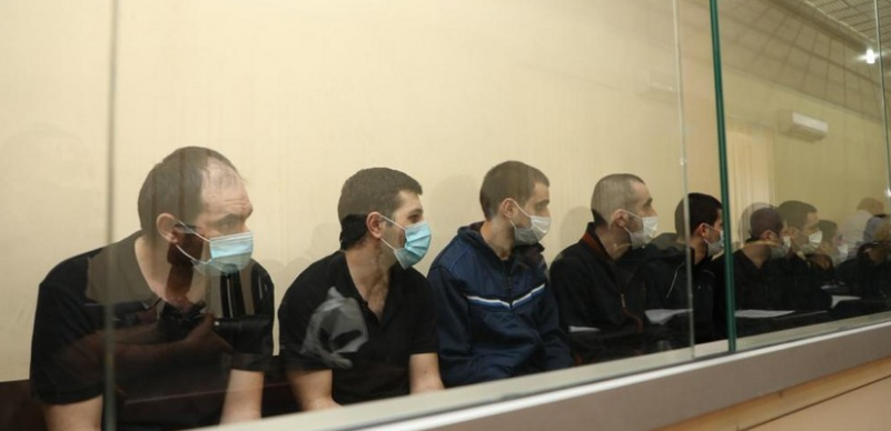 Azərbaycanda terror-təxribat törədən erməni silahlı dəstəsinin 14 üzvünün məhkəməsi keçirilir - FOTO