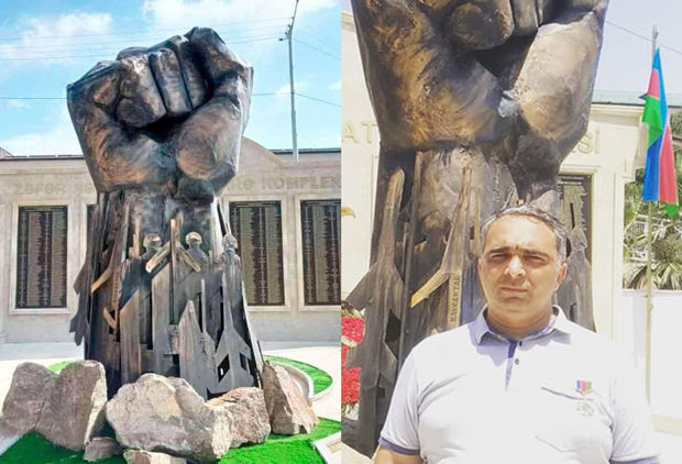 “Dəmir yumruq” abidəsinin memarı: “Əsəri beş aya hazırlamışam”