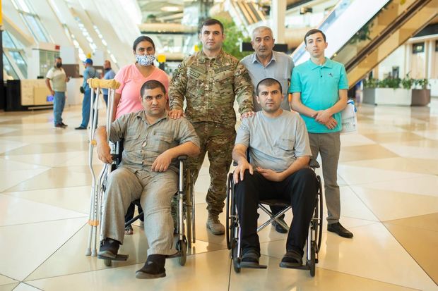 Ağır yaralanan daha 10 qazimiz Türkiyəyə göndərildi - FOTO