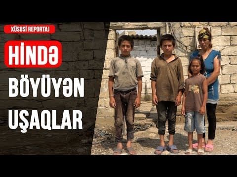 Tövlədə böyüyən uşaqlar - VİDEO