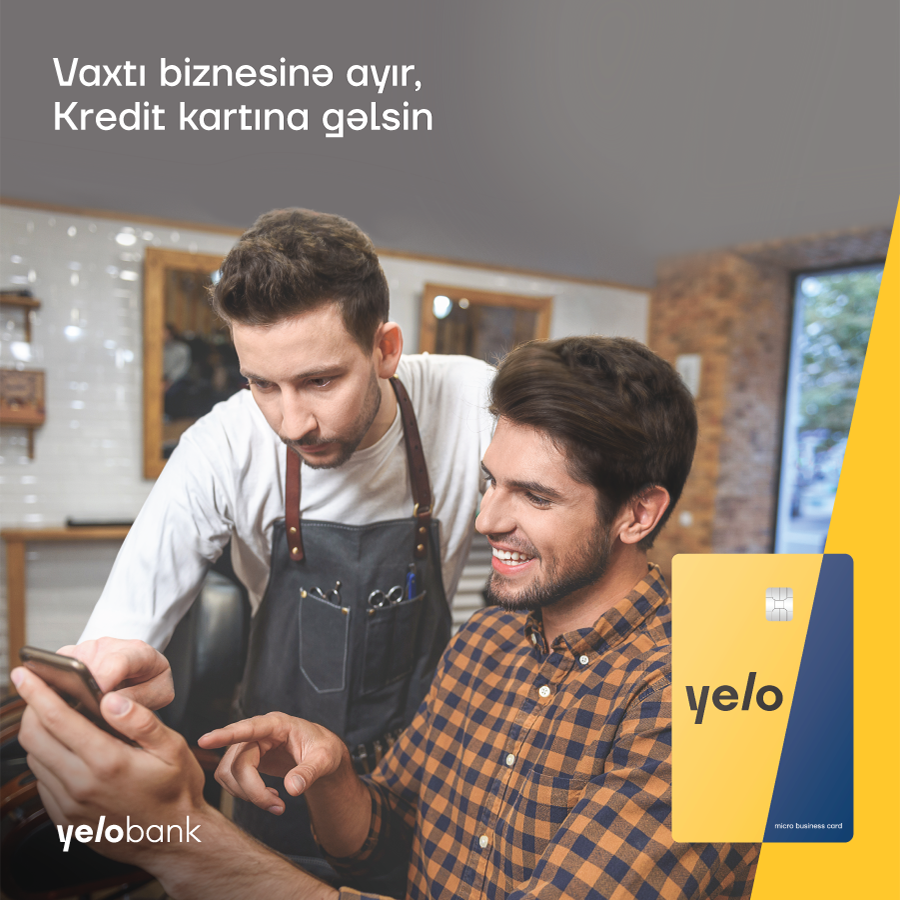 Mikrokreditlər Yelo Bankda daha sürətlidir