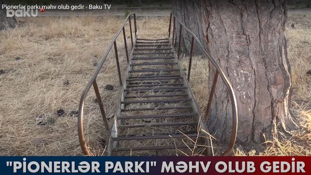 Bakıxanov qəsəbəsində “Pionerlər parkı”nın acınacaqlı vəziyyəti – VİDEO