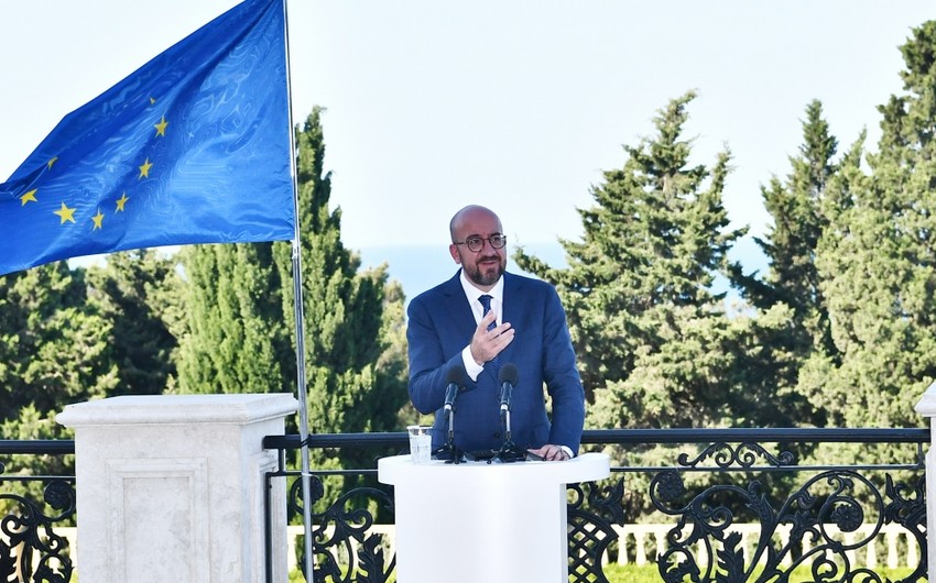 Şarl Mişel: “Bölgədə uzunmüddətli və davamlı sülhün tərəfdarıyıq”