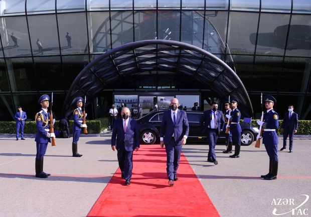 Avropa İttifaqı Şurasının Prezidenti Şarl Mişelin Azərbaycana səfəri başa çatdı