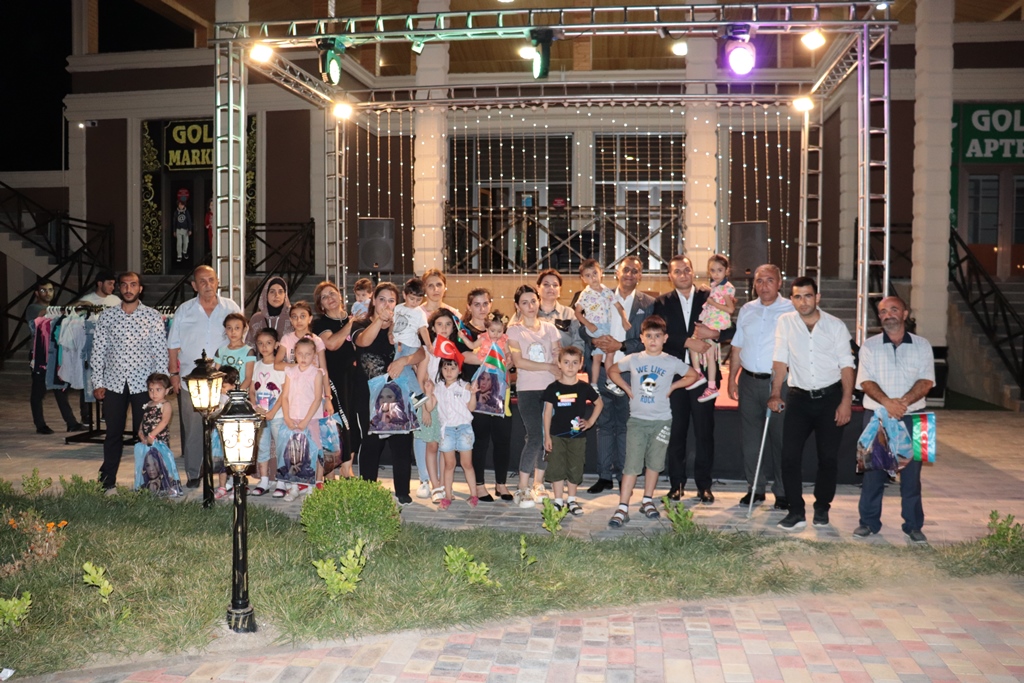 Naftalanda şəhid və qazi övladları üçün tədbir təşkil olunub - FOTOLAR