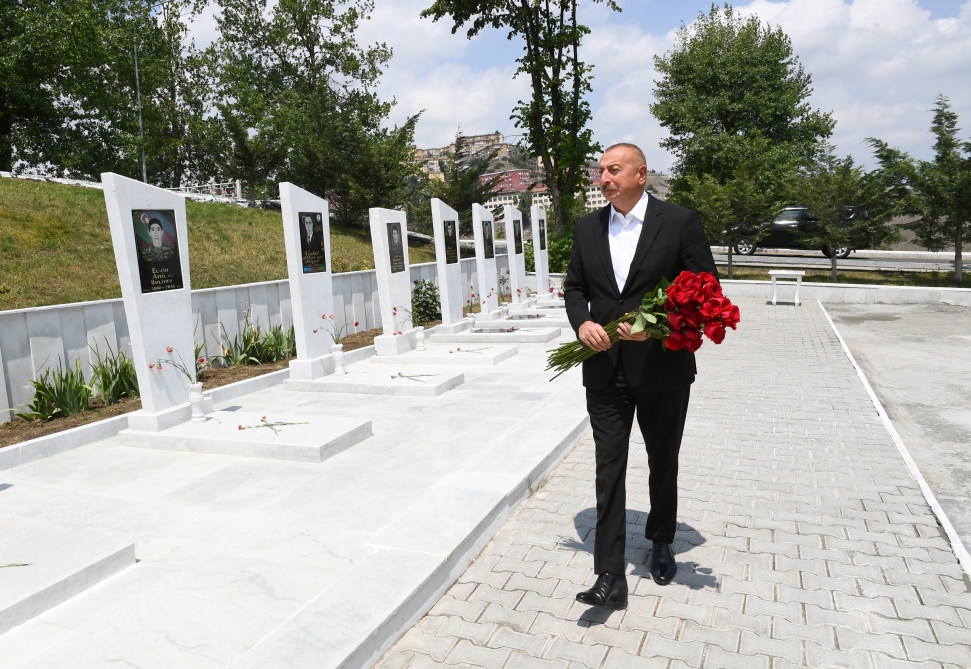 Prezident Daşkəsənə getdi