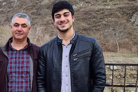 Şəhid polkovnik İlqar Mirzəyevin oğlu hərbi xidmətə yola düşür
