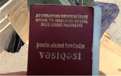5 540 şəhid ailəsi üzvünə vəsiqə təqdim olunub