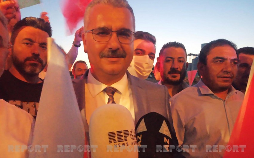 AK Partiyasının rəsmisi: “Azərbaycanlı qardaşlarımızın bizimlə bir yerdə olduğunu gördük”