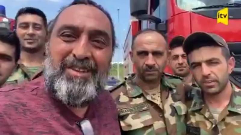 "Kuruluş Osman"ın məşhur aktyoru Azərbaycan yanğınsöndürənləri ilə birgə - VİDEO