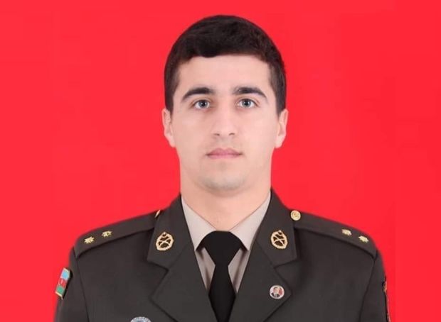 Həlak olan zabitlə vida mərasimi keçirilir - FOTO