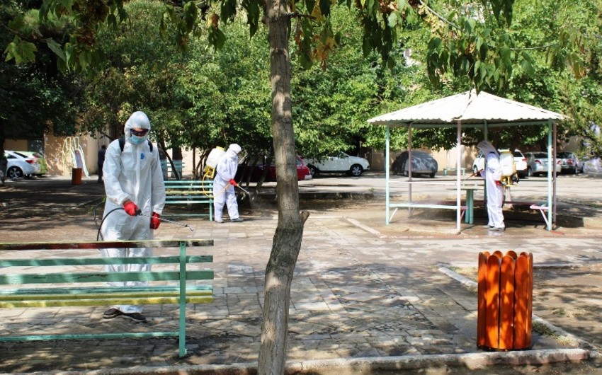 Yasamal rayonunda dezinfeksiya işləri aparıldı