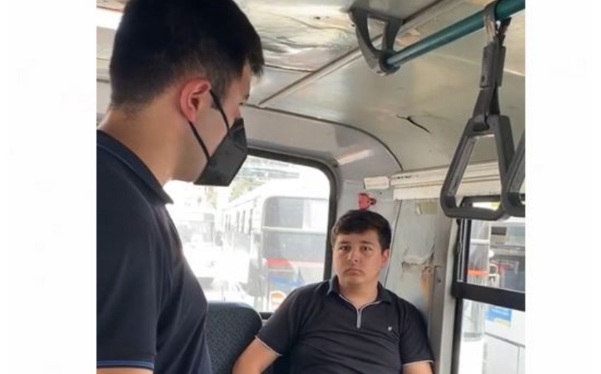 Polis mülki geyimdə avtobuslarda reyd keçirdi - VİDEO