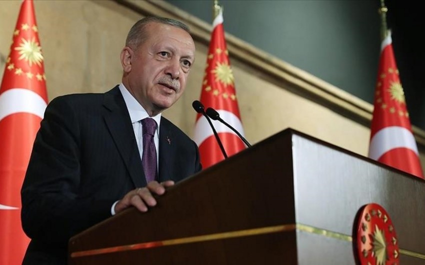 Ərdoğan: "Qarabağın işğalının sona çatması ilə bölgədə uzunmüddətli sülh üçün şərtlər formalaşıb"