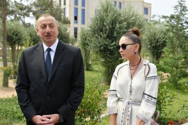 İlham Əliyev və Mehriban Əliyeva Füzuli Beynəlxalq Hava Limanında görülən işlərlə tanış olublar