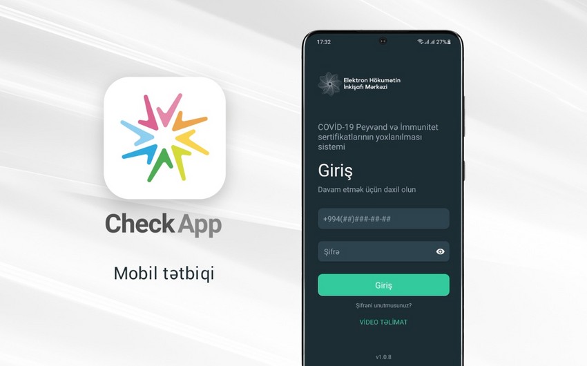 COVID-19 pasportunun yoxlanılması üçün mobil tətbiq istifadəyə verildi