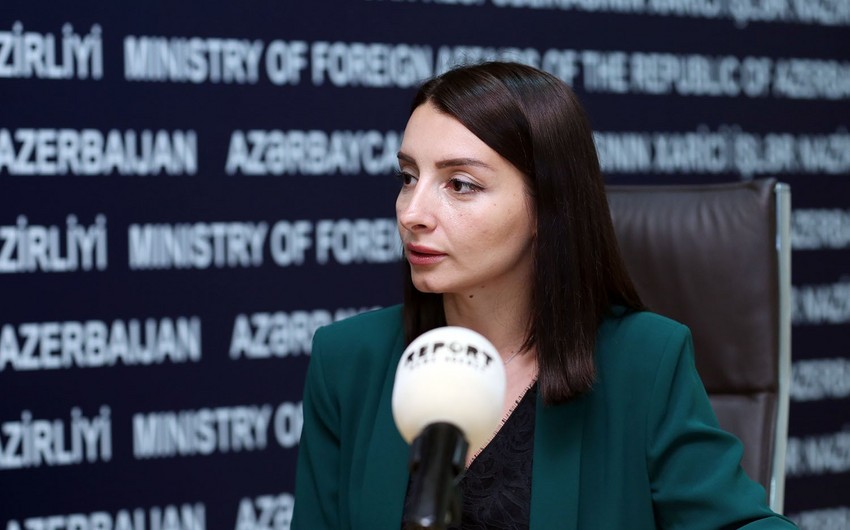 Leyla Abdullayeva: "Bu ərazilər Azərbaycanın tərkib hissəsidir və hər hansı statusdan söhbət gedə bilməz"
