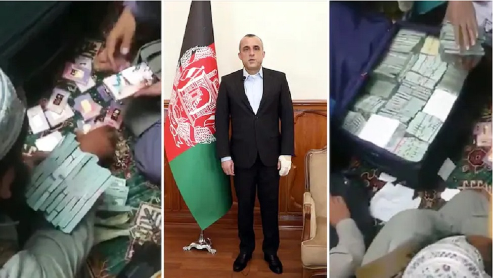 “Taliban” vitse-prezidentin evindən milyonlarla dollar çıxardı - VİDEO