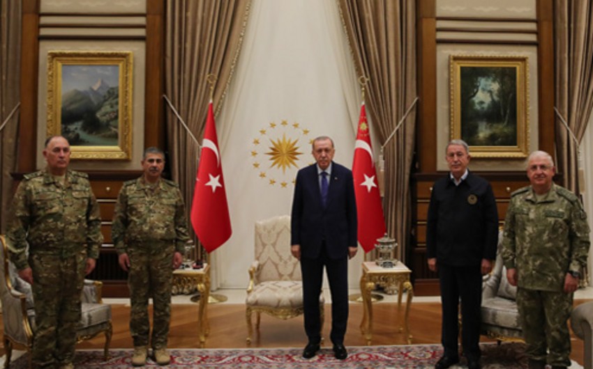 Rəcəb Tayyib Ərdoğan Zakir Həsənovla görüşüb