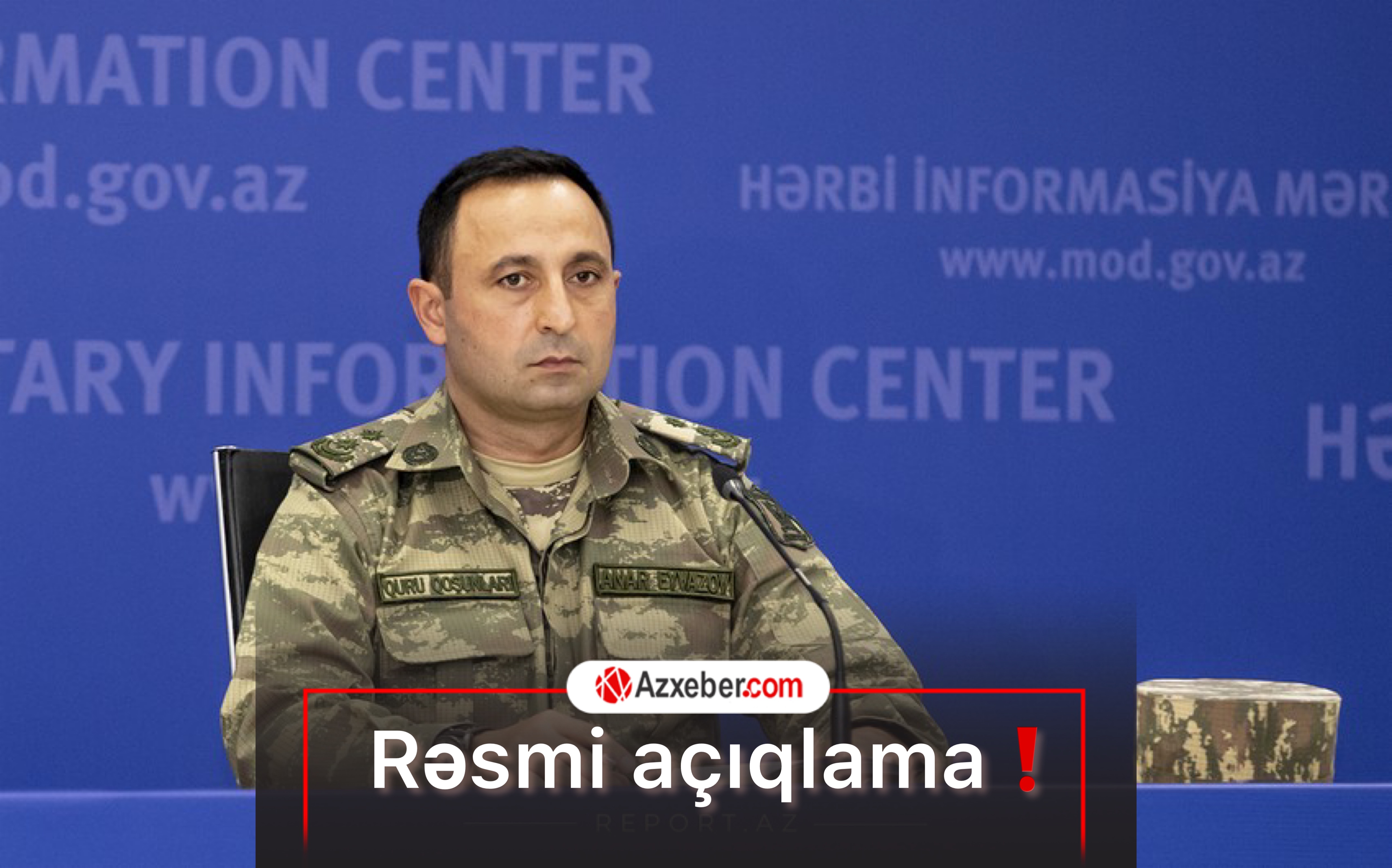 “Rusiya Müdafiə Nazirliyinin yaydığı məlumat təəccüb və təəssüf doğurur"