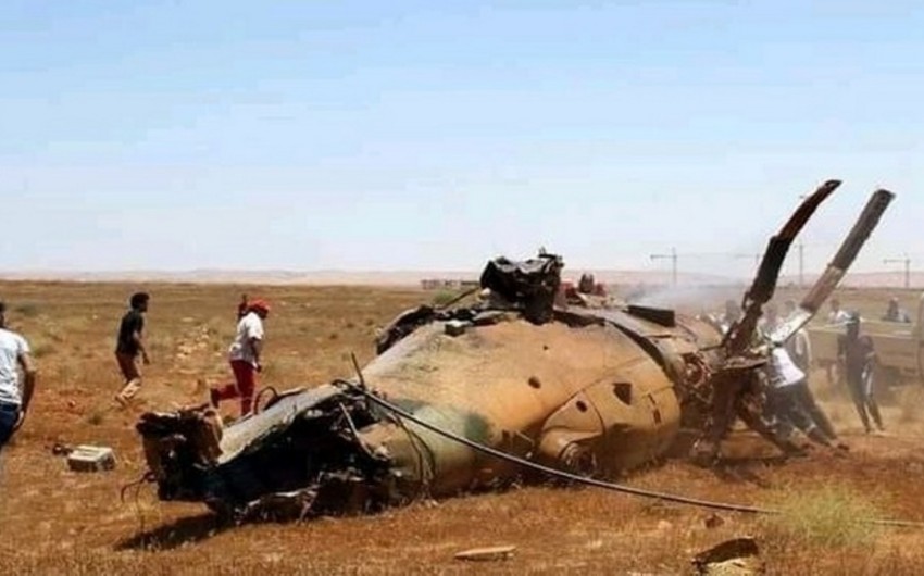 Liviyada hərbi helikopterlər toqquşub, ölənlər var