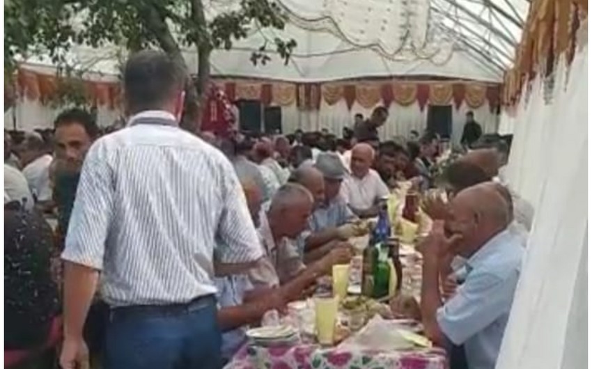 Qəbələdə toy mərasimində karantin qaydalarının pozulduğu aşkarlandı