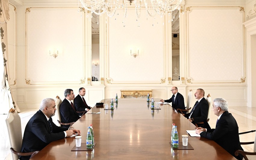 İlham Əliyev İraqın neft nazirini qəbul etdi