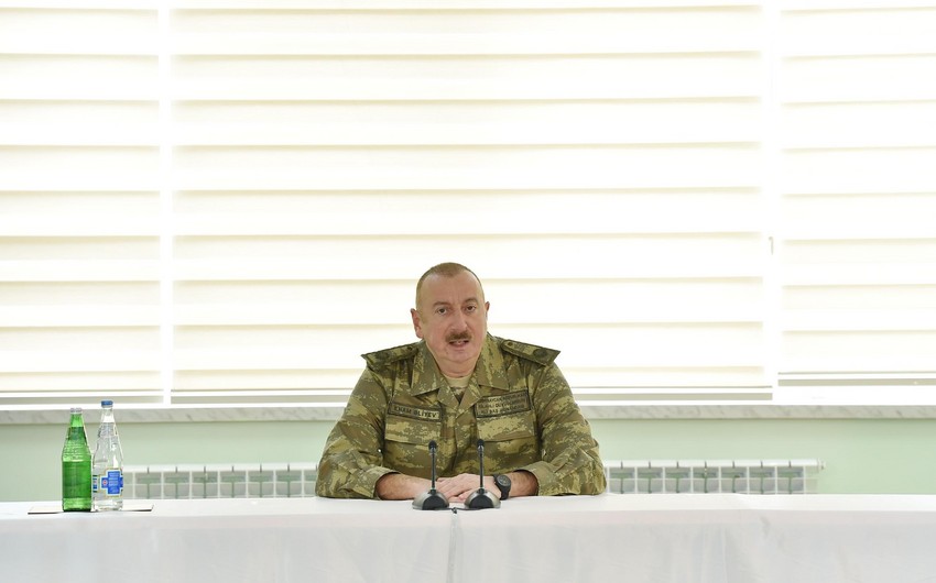 İlham Əliyev İranın Azərbaycanla sərhəddə hərbi təlimlər keçirməsinə münasibət bildirib