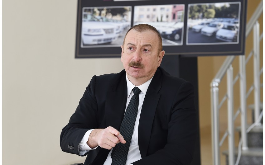 Prezident: "Zəngəzur dəhlizinin yaradılması ilə bağlı genişmiqyaslı işlərə başlanılıb”