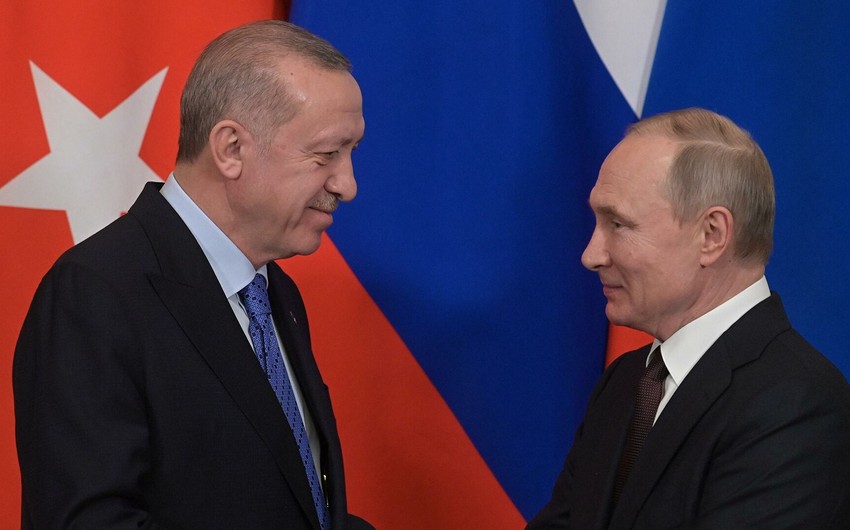 Ərdoğanla Putin arasında görüş başladı