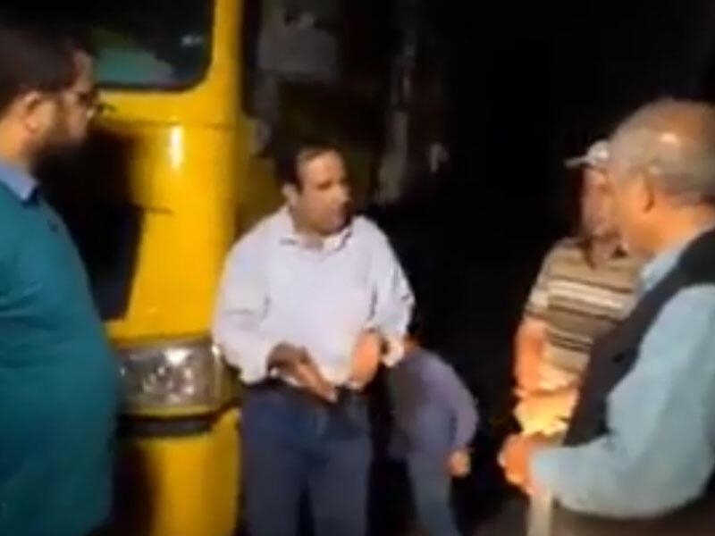 Ermənistana gedən iranlı sürücülərin yeni görüntüləri yayıldı - VİDEO